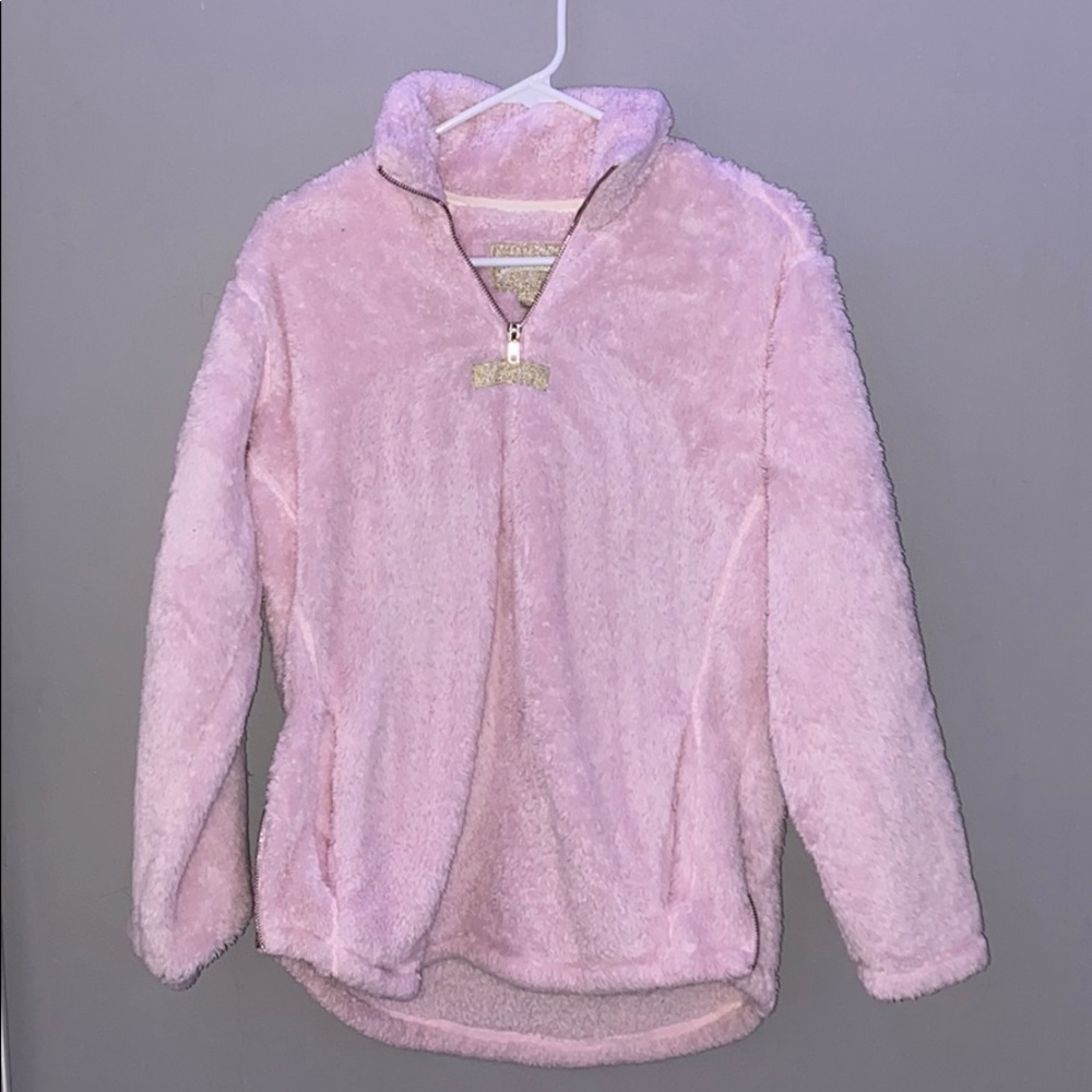 lauren james pink oversized hoodie
